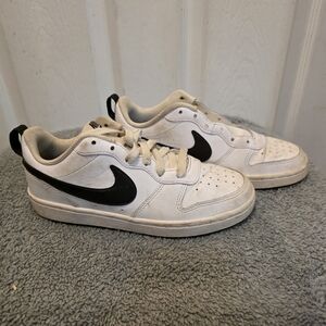 Nike Cream and Black Sneakers